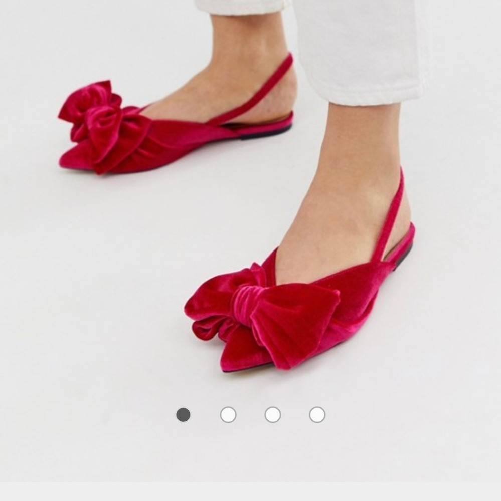 ISO red bow Shoes Asos